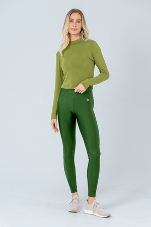 BLUSA ML MAC VERDE FOLHA