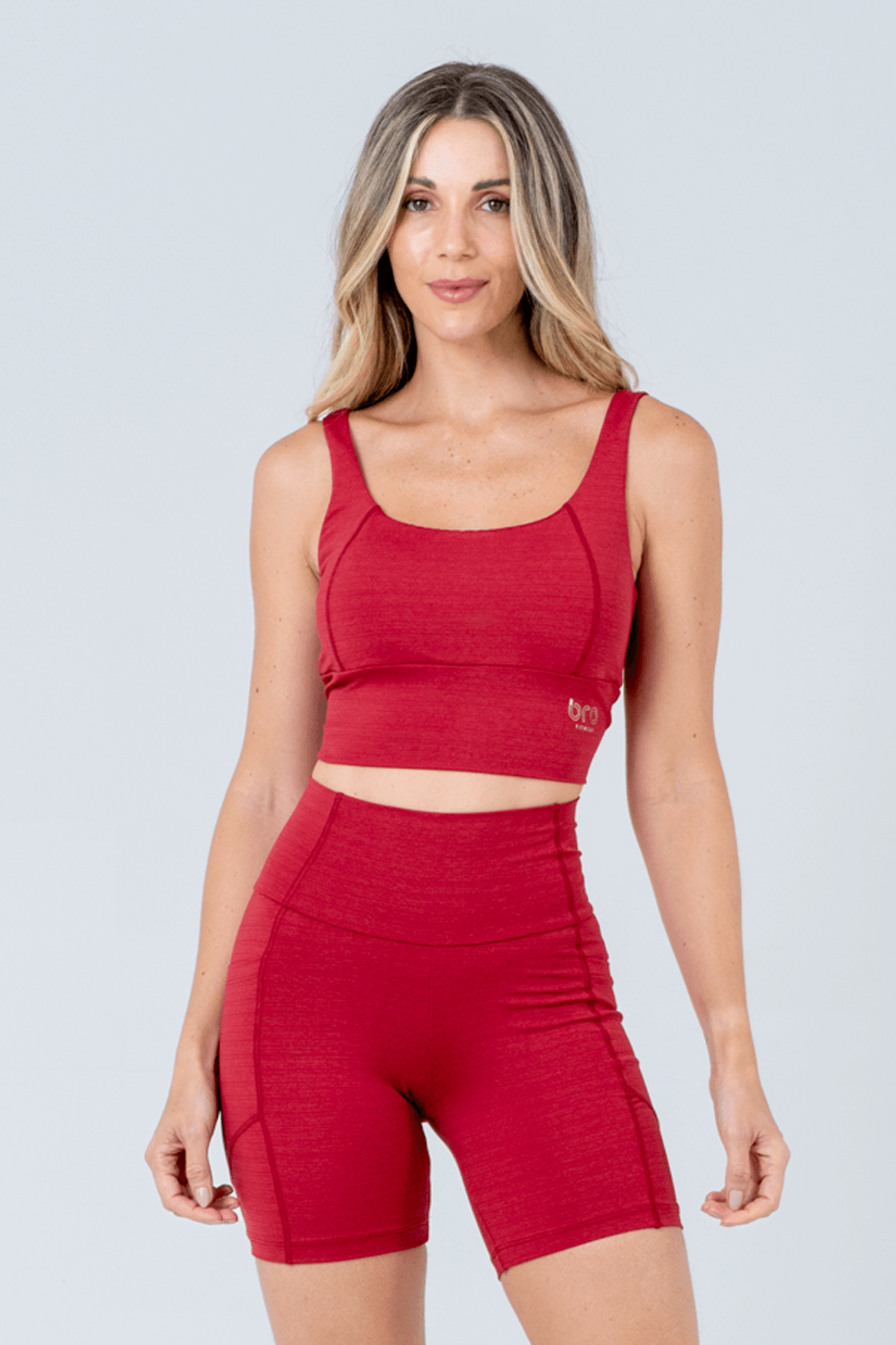 TOP CROPPED CARBON VERMELHO GRAFFIATO