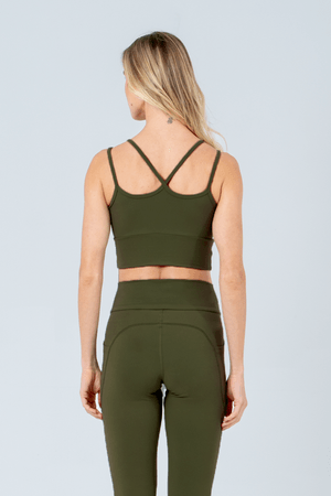 TOP FITNESS MAXXIMA VERDE ESCURO