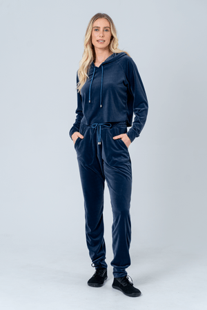 CALÇA PLUSH BAMBU AZUL MARINHO