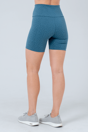 BERMUDA FITNESS PANTERS VERDE COBALTO