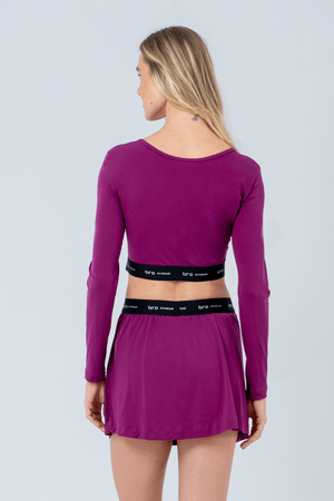 TOP CROPPED ML CYBER FUCSIA ESCURO