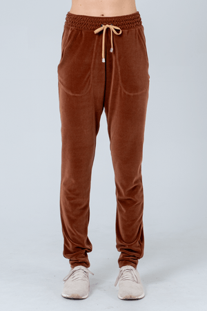 CALÇA PLUSH BAMBU MARROM BROWNIE