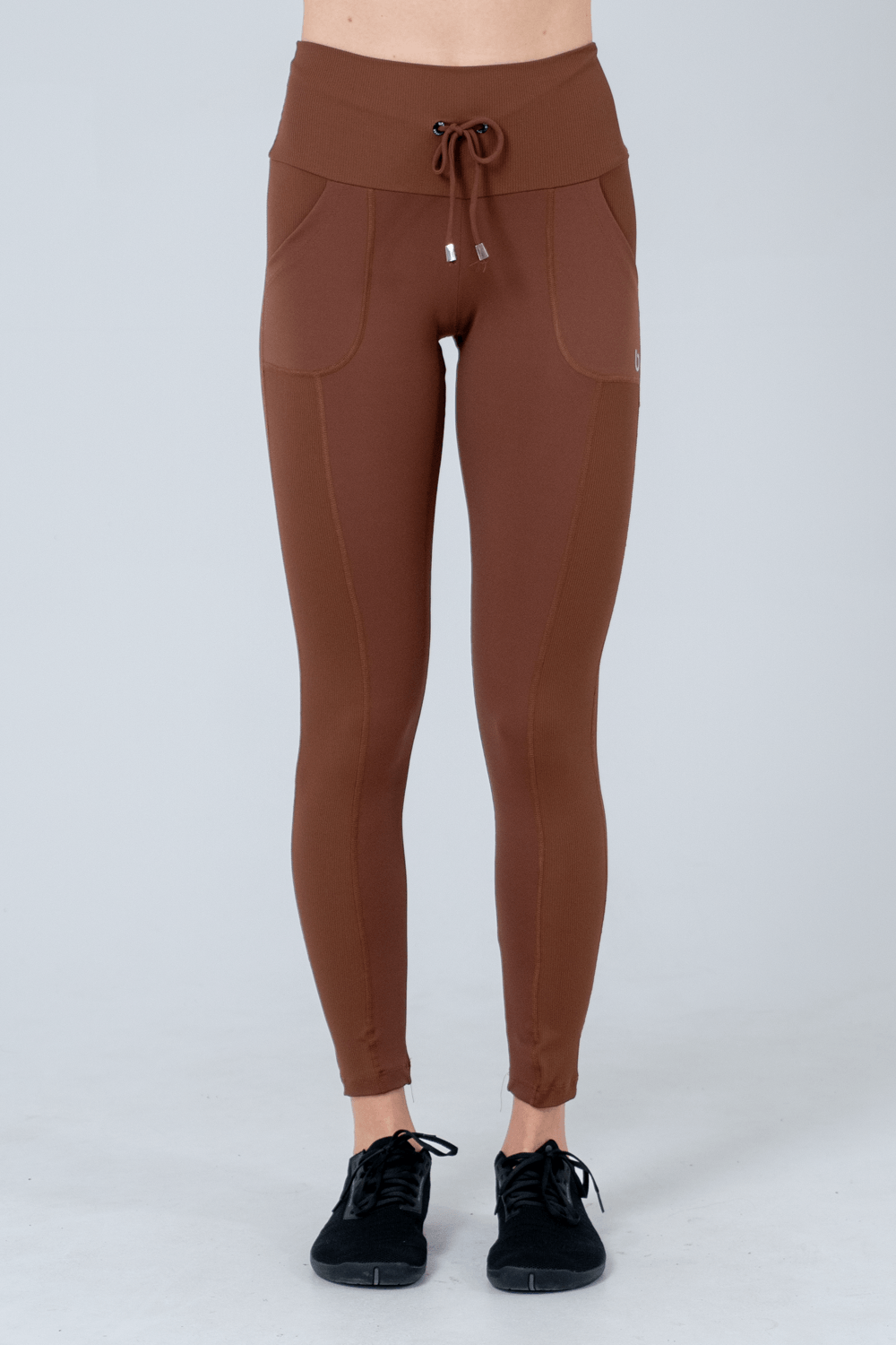 CALÇA LEGGING NAGOYA MARROM CHARUTO/CANELADO