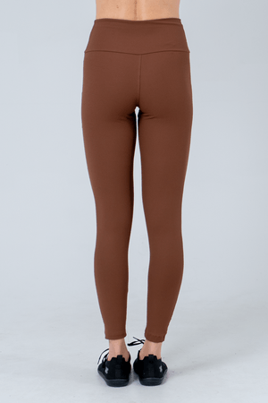 CALÇA LEGGING NAGOYA MARROM CHARUTO/CANELADO