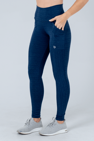 CALÇA LEGGING TONNER AZUL MARINHO GRAFFIATO
