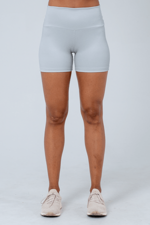SHORT FITNESS STRIPE PRATA