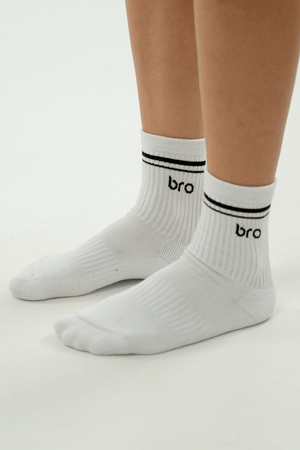 MEIA CANO MEDIO ALG PIMA BRANCO